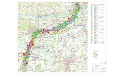 Übersichtsplan Hochwasserschutzprogramm Isar 2020