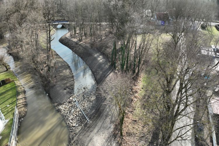 Der erste Bauabschnitt ist fertiggestellt. Drohnenaufnahme vom 26.01.2024 Der erste Bauabschnitt ist fertiggestellt. Drohnenaufnahme vom 26.01.2024