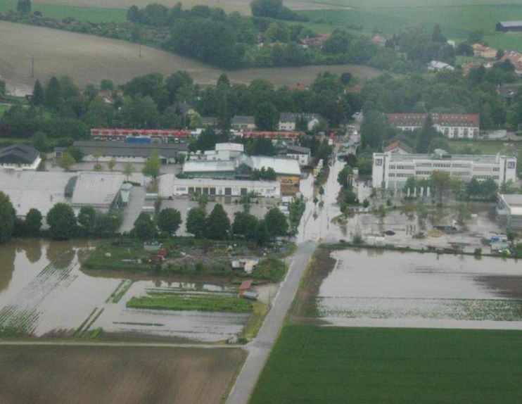 Link führt zur Seite Hochwasserschutz Erding