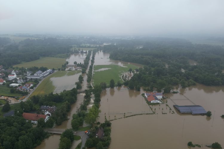 Hochwasser Juni 2024 Haag an der Amper